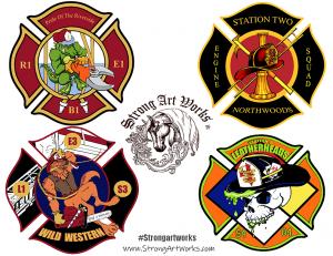 Fire Department House Crests 